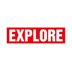 Explore Call to action Button on a transparent Background	
