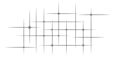 Abstract lines in grey and white tone of many squares and rectangle shapes on white background. Metal grid isolated on the white background. nervures grey abstract perspective Random chaotic.	
