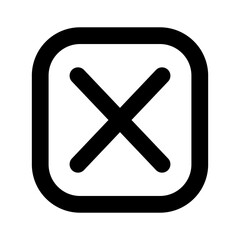 the icon is not accepted or rejected