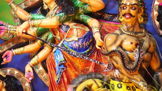 The biggest festival of West Bengal is Durga Puja with the idol of Durga Thakur. Durgapujo in West Bengal is famous all over the world. It is especially popular among Hindus.