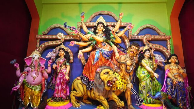 The biggest festival of West Bengal is Durga Puja with the idol of Durga Thakur. Durgapujo in West Bengal is famous all over the world. It is especially popular among Hindus.