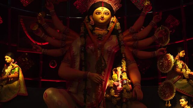 The biggest festival of West Bengal is Durga Puja with the idol of Durga Thakur. Durgapujo in West Bengal is famous all over the world. It is especially popular among Hindus.