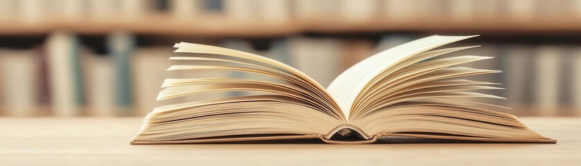 Obraz premium Cozy library environment a resource for educational exploration