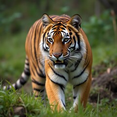 Fototapeta premium tiger in the zoo