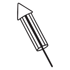 Vector Art of Christmas Fireworks - Stunning Silhouette Design.