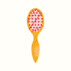 Set cosmetics hair care routine. Beauty care for curly girl method. Hair care bottle styling, cleansing, treatment for kinky hair. Doodle style. Vector illustration isolated on background