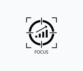 Focus Vector, Icon Or Logo Sign Symbol Illustration 