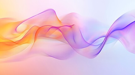 Abstract Pastel Waves Flowing Gracefully Across Soft Background