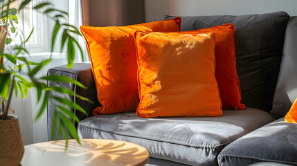 Modern style interior design 3d illustration
