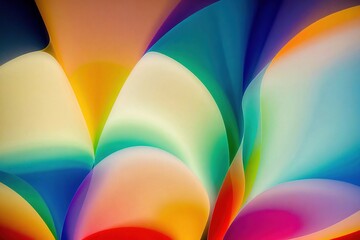 Multicolor abstract gradients with curved light shapes.