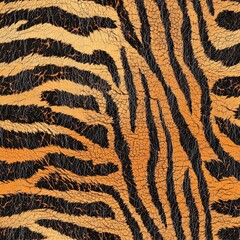 Fototapeta premium seamless tiger skin pattern