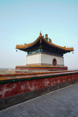 Obraz premium Tibetan architecture in the Four Great Regions of Summer Palace in Beijing.
