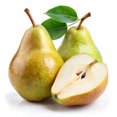 pear on white background