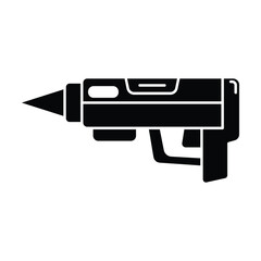 Caulk Gun icon vector on white background