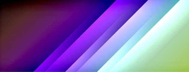 Dynamic shadow lines with gradient colors geometric background