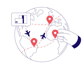 International transportation and delivery logistics