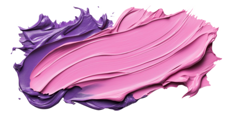 PNG Swirls of pink and purple paint strokes