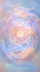 Obraz premium A colorful flower with a yellow center and blue petals