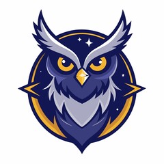 Obraz premium owl mascot illustration