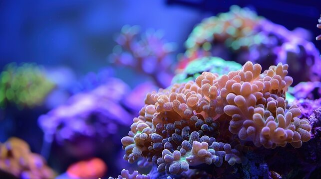 Cartoon Shaped Coral - a whimsical and playful visual. The coral's cartoonish design brings a fun and creative touch to the scene.