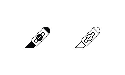 Cutter  vector icon stock illustration