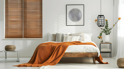 Modern style interior design 3d illustration