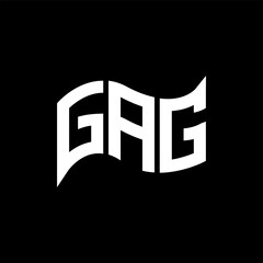 GAG logo design, GAG simple and modern logo. GAG luxurious alphabet design