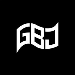 GBJ logo design, GBJ simple and modern logo. GBJ luxurious alphabet design