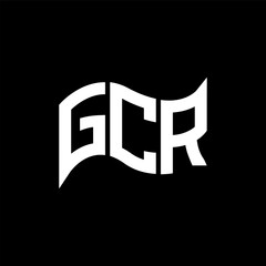 GCR logo design, GCR simple and modern logo. GCR luxurious alphabet design