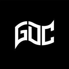 GDC logo design, GDC simple and modern logo. GDC luxurious alphabet design