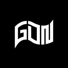 GDN logo design, GDN simple and modern logo. GDN luxurious alphabet design