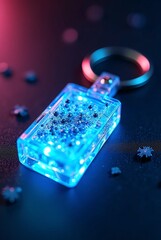 blue and silver jewelry