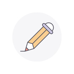 Pencil  vector icon stock illustration