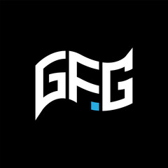 GFG logo design, GFG simple and modern logo. GFG luxurious alphabet design