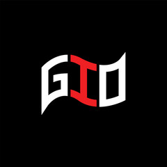 GIO logo design, GIO simple and modern logo. GIO luxurious alphabet design