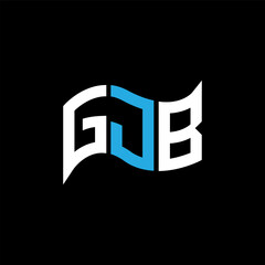 GJB logo design, GJB simple and modern logo. GJB luxurious alphabet design