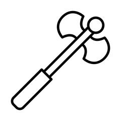 Axe line icon