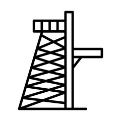 Siege Tower line icon