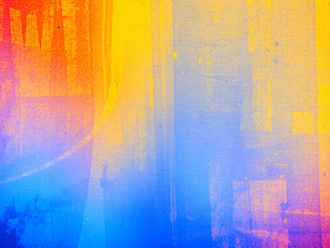 Background Inspired By A Combination Of Yellow, Blue And Red.