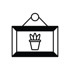 Frame  vector icon stock illustration