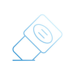 Eraser  vector icon stock illustration