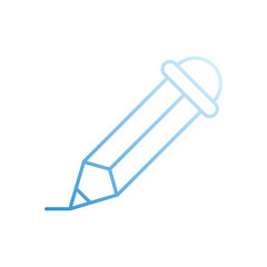 Pencil  vector icon stock illustration