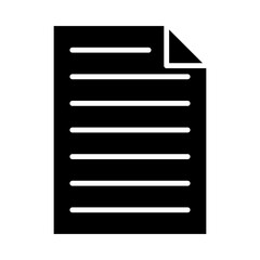 Document glyph icon