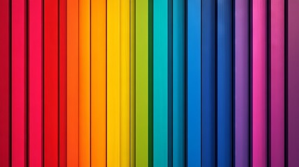 Obraz premium Vibrant and bold graphic wallpaper with a seamless blend of rainbow colors in a modern, stylish design