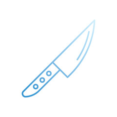 Knife  vector icon stock illustration