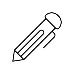 Pen  vector icon stock illustration