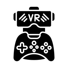 VR Gamepad glyph icon