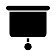 Projection Screen glyph icon