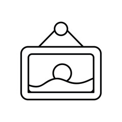 Painting  vector icon stock illustration