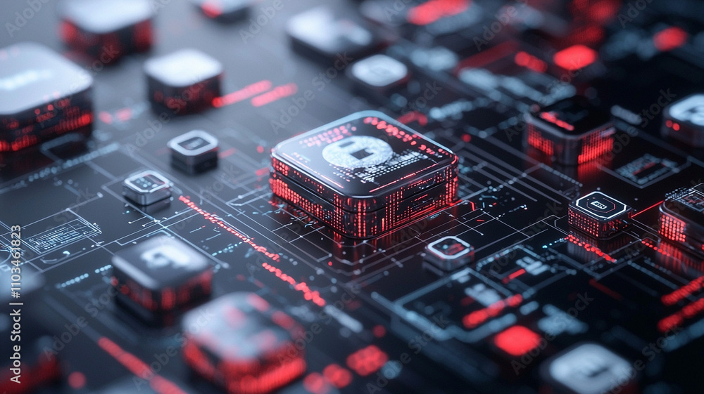 Poster ai generated technology innovations a deep dive into digital interfaces cyber environment data visua